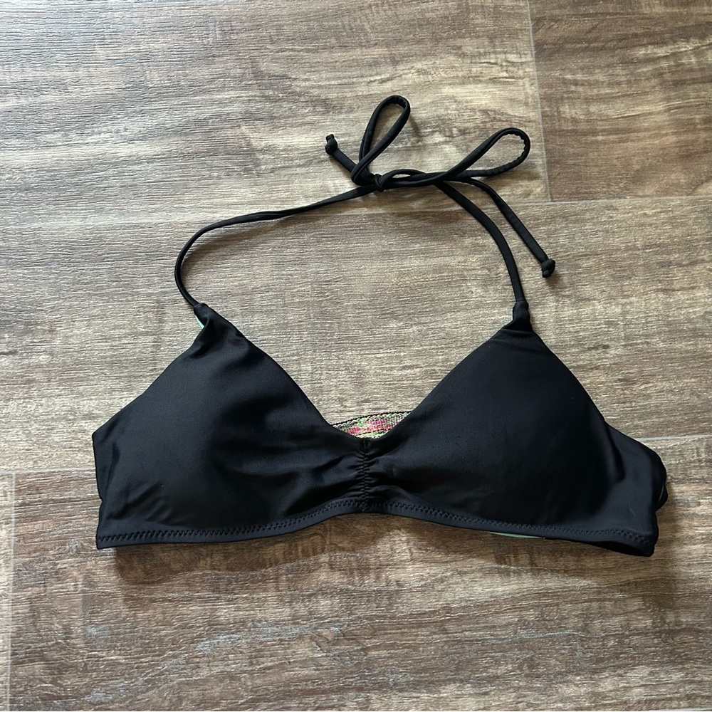 Aeropostale Mint and Black Bikini Top
